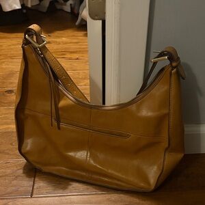 HOBO Classic Brown Leather Hobo Bag